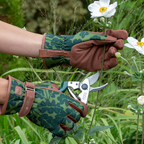 Burgon & Ball Oak Leaf Moss Gloves