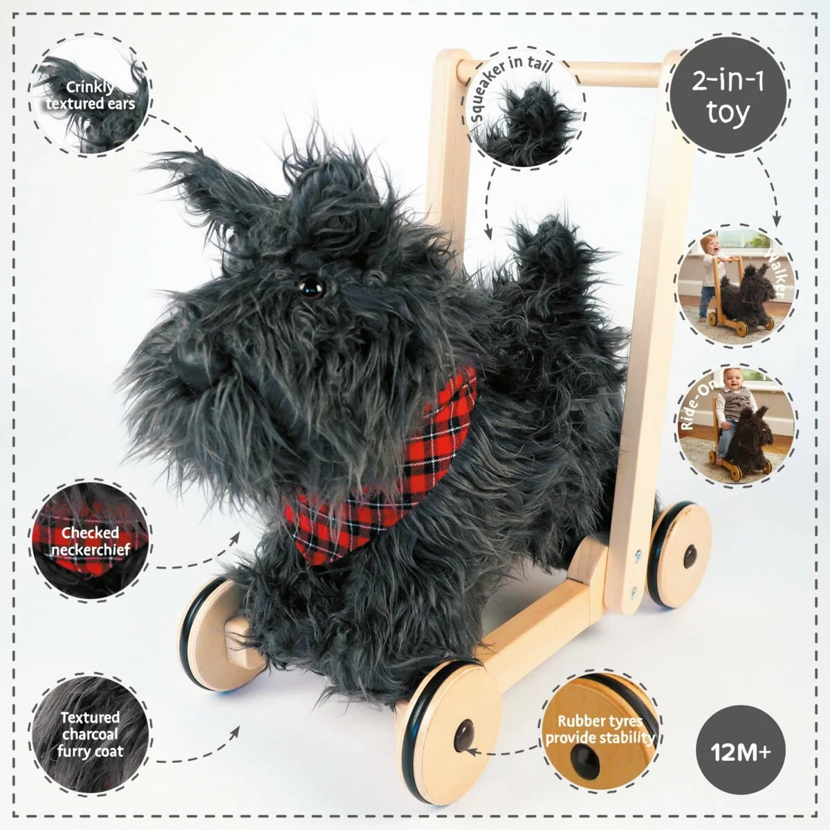 Scottie Dog Baby Walker