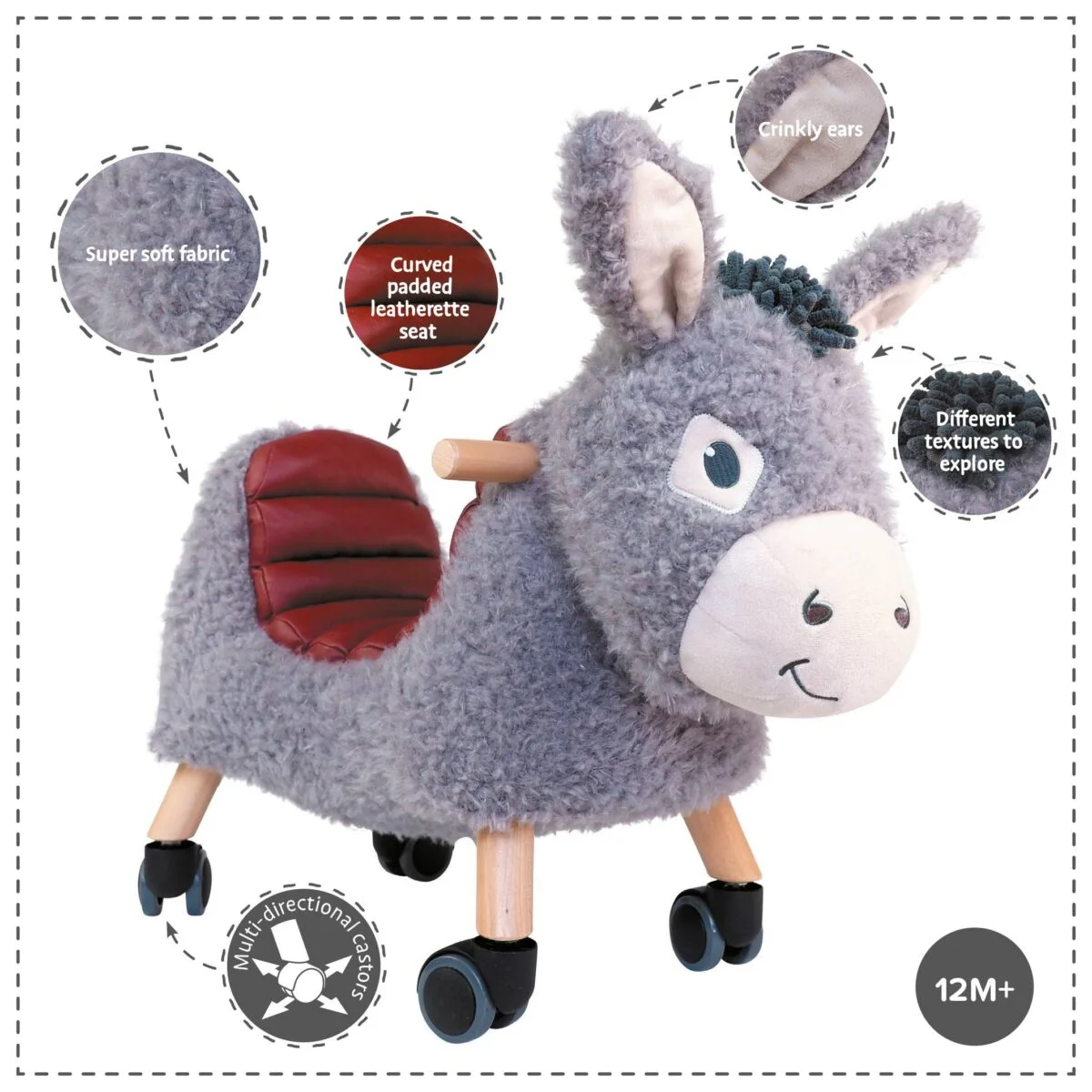 Bojangles Donkey Ride On Toy