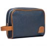 Brompton & Langley Blue/Tan Tall Wash Bag