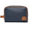 Brompton & Langley Blue/Tan Tall Wash Bag