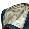 Brompton & Langley Blue/Tan Tall Wash Bag