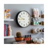 Newgate Mr Edwards Wall Clock in Grey