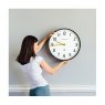 Newgate Mr Edwards Wall Clock in Grey