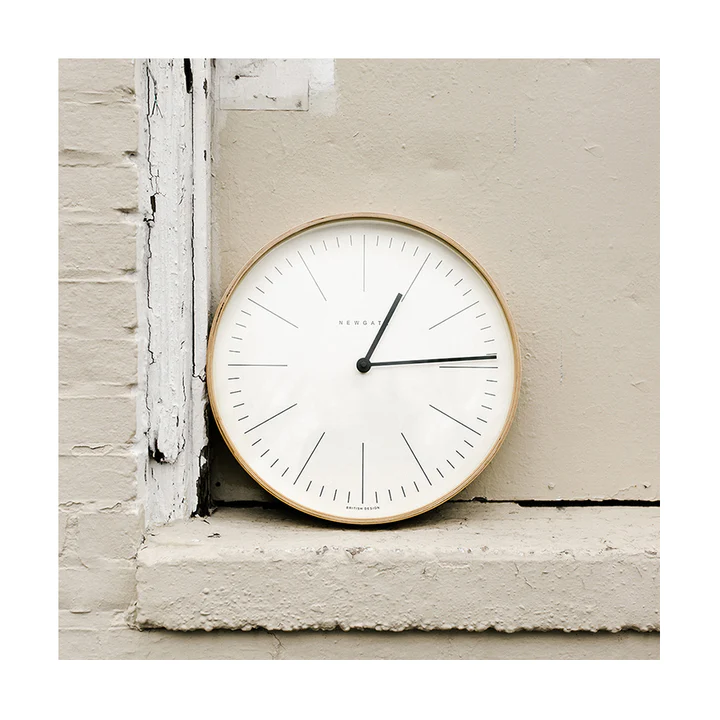 Newgate Mr Clarke Marker Wall Clock in Light Wood