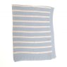 Ziggle Ziggle Blue & White Stripe Blanket