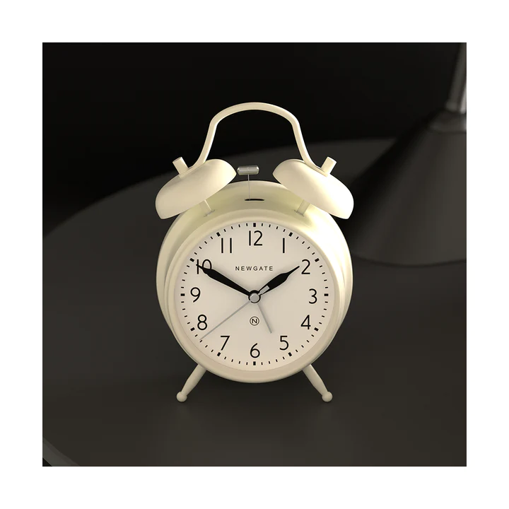 Newgate Covent Garden Alarm Clock in Linen White