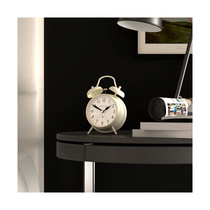Newgate Covent Garden Alarm Clock in Linen White