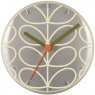 Orla Kiely Linear Stem Wall Clock Pale Grey