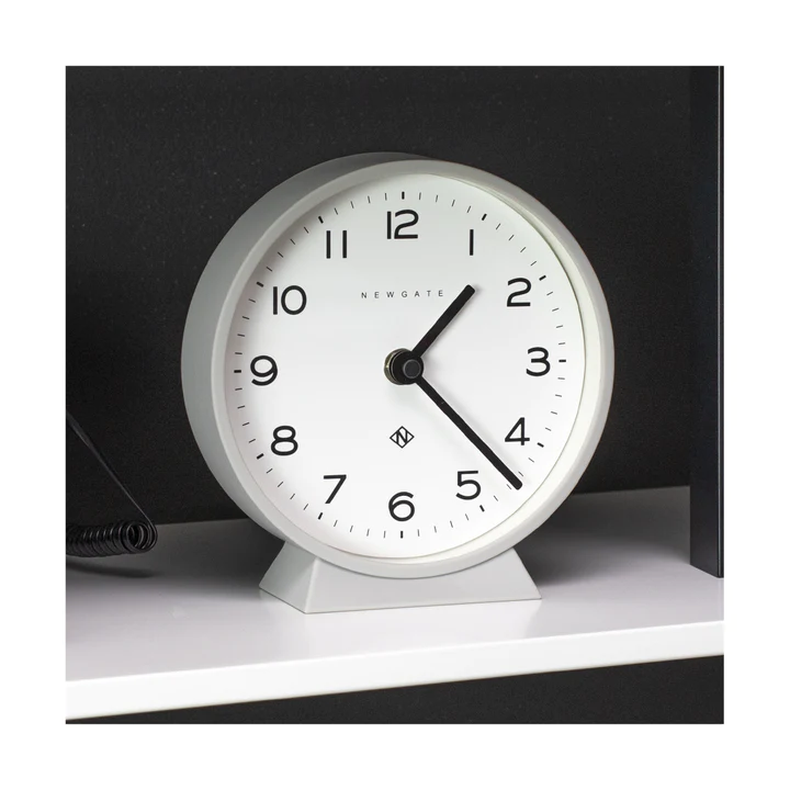 Newgate M Mantel Echo Clock - Posh Grey