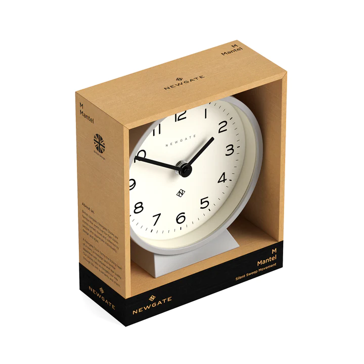 Newgate M Mantel Echo Clock - Posh Grey