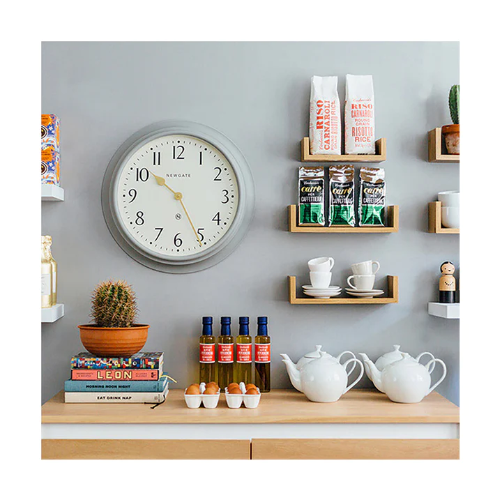 Newgate Westhampton Wall Clock in Mid Grey