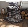 Fat Face Weaver Green Diamond Teal Blanket