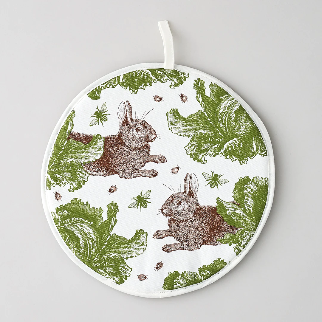 Thornback & Peel Rabbit & Cabbage Circular Hob Cover