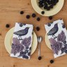 Thornback & Peel Classic Blackbird & Bramble Set of 4 Napkins