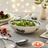 The Holly & The Ivy Oval Nesting Bowl 8inch