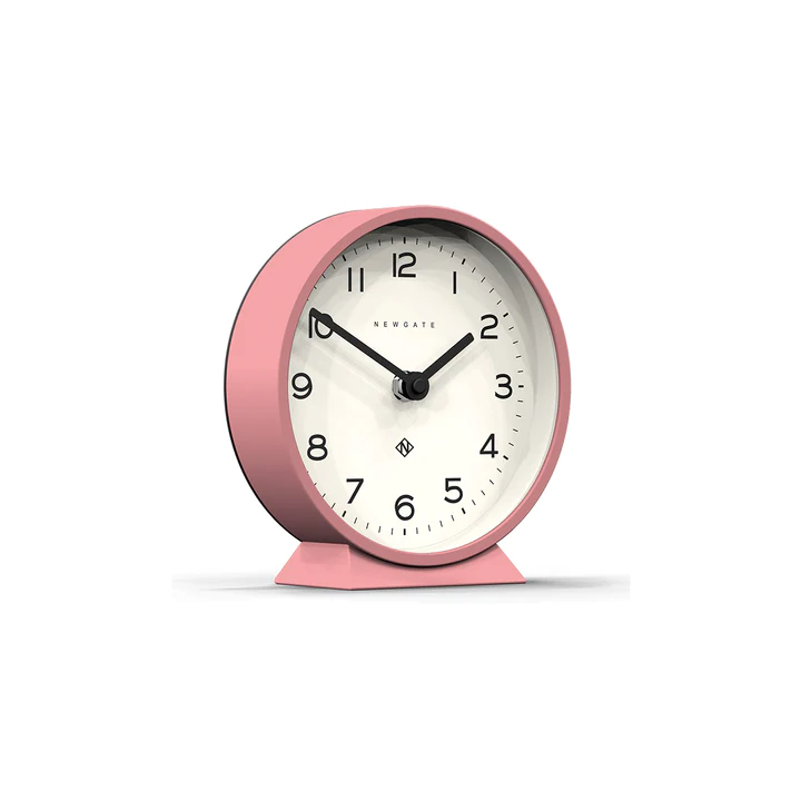Newgate M Mantel Echo Clock - Marshmallow Pink
