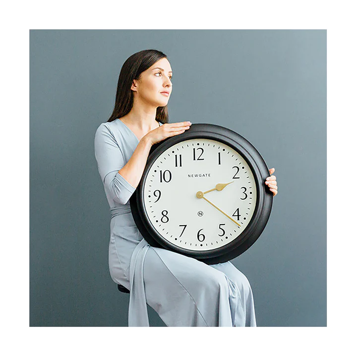 Newgate Westhampton Wall Clock in Dark Grey