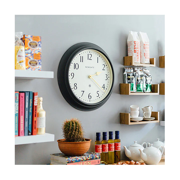 Newgate Westhampton Wall Clock in Dark Grey