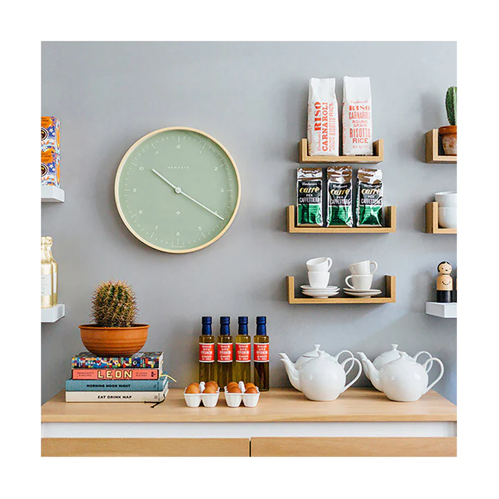 Newgate Mr Clarke Wall Clock in Green