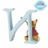 Cotton Tail Ornament - Letter N