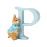 Peter Rabbit Ornament - Letter P