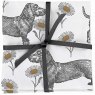 Thornback & Peel Dog & Daisy Set Of 4 Napkins