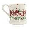 Emma Bridgewater Joy Trumpets Joy 1/2 Pint Mug
