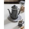 Garden Trading D/C   Enamel Coffee Pot Charcoal