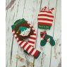 Blade & Rose Cream & Red Stripe Christmas Hat 0-12 Months