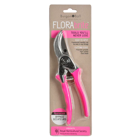 Burgon & Ball  FloraBrite® Pink Bypass Secateurs