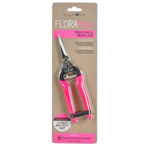 Burgon & Ball FloraBrite® Pink Flower & Fruit Snip