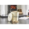 Inglenook Cream Kindling Bucket with Lid