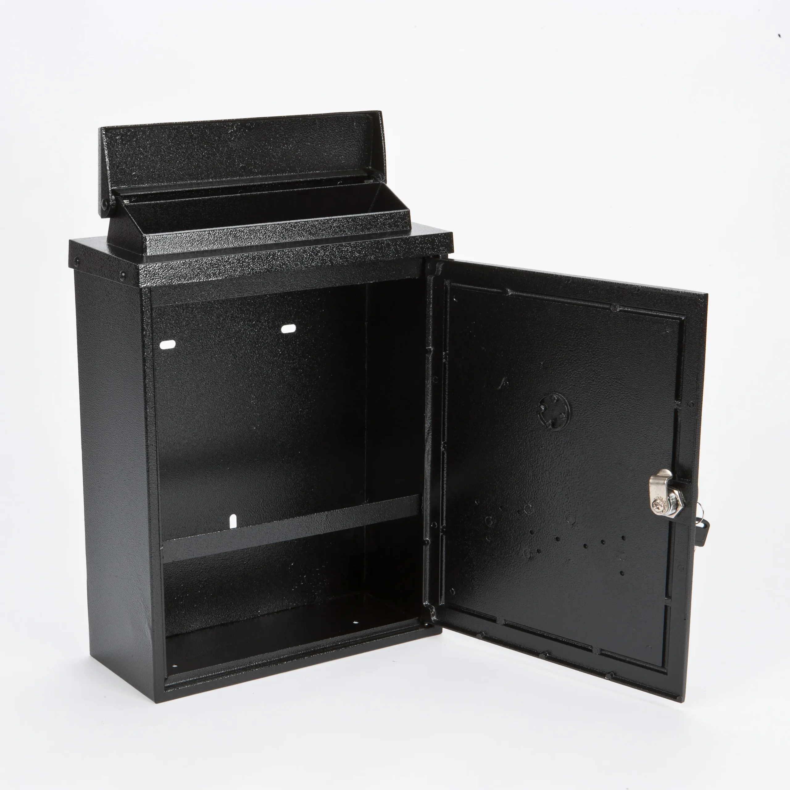 Arboria Cast Aluminium Black Postbox - Dragon