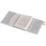 Ted Baker Silver Notebook with Pencil Case