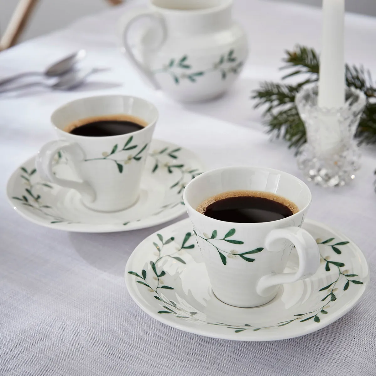 Sophie Conran Mistletoe Espresso Cups Set