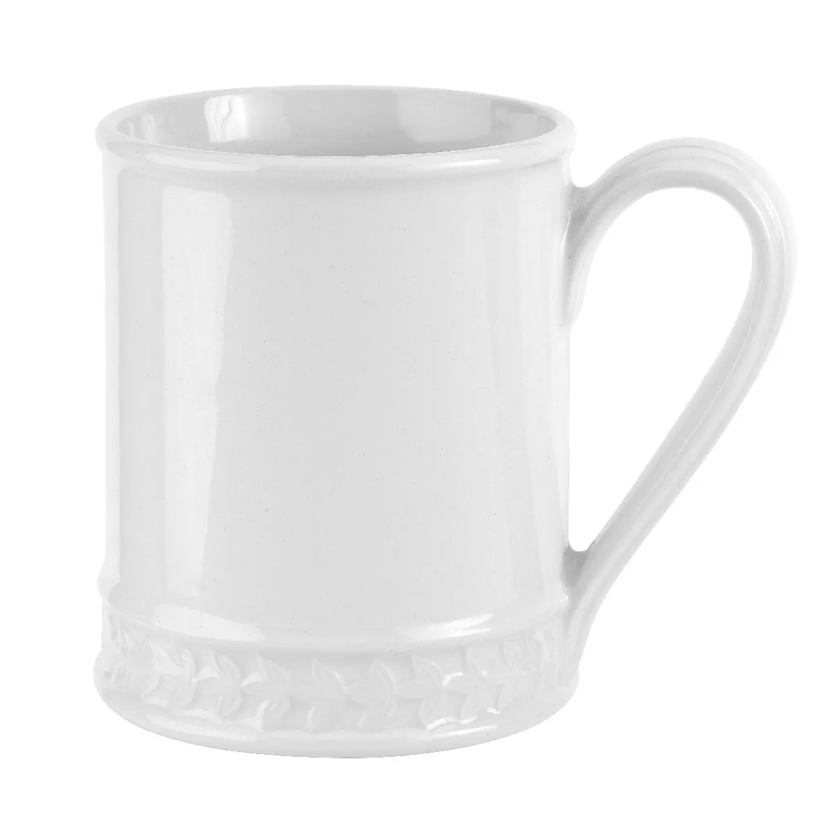 Botanic Garden Harmony 16oz Tankard Embossed White