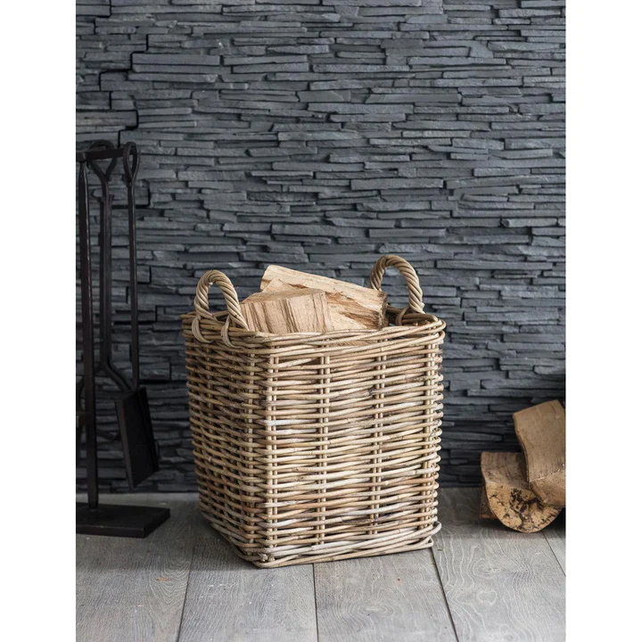 Garden Trading Square Log Basket