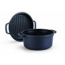 Grunwerg 24cm Round Casserole & Grill Pan