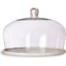 Garden Trading Garden Trading Cake Dome Marble & Glass