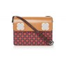 Orla Kiely Flower Foulard Large Sweet Pea Bag Navy & Red