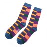 Thick & Thin Stripes Socks Charcoal