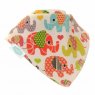 Ziggle Baby Bandana Dribble Bib - Ethnic Elephants