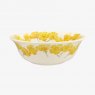 Emma Bridgewater Caroline Gardner Blue Stripe Lemon Scalloped Cereal Bowl