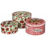 Emma Bridgewater Strawberries Set of 3 Round Cake Tins