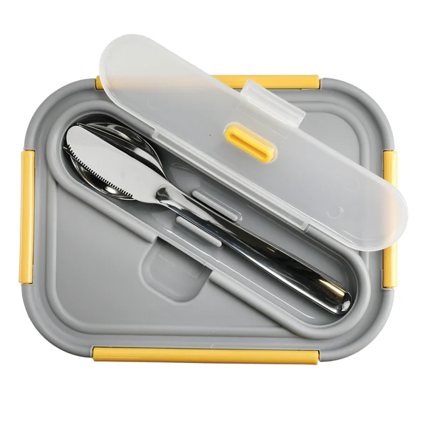 BUILT NY Built NY Stylist Glass 900ml Lunch Box with Cutlery