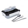 Built Proffessional Lunch Box With Cutlery 1L