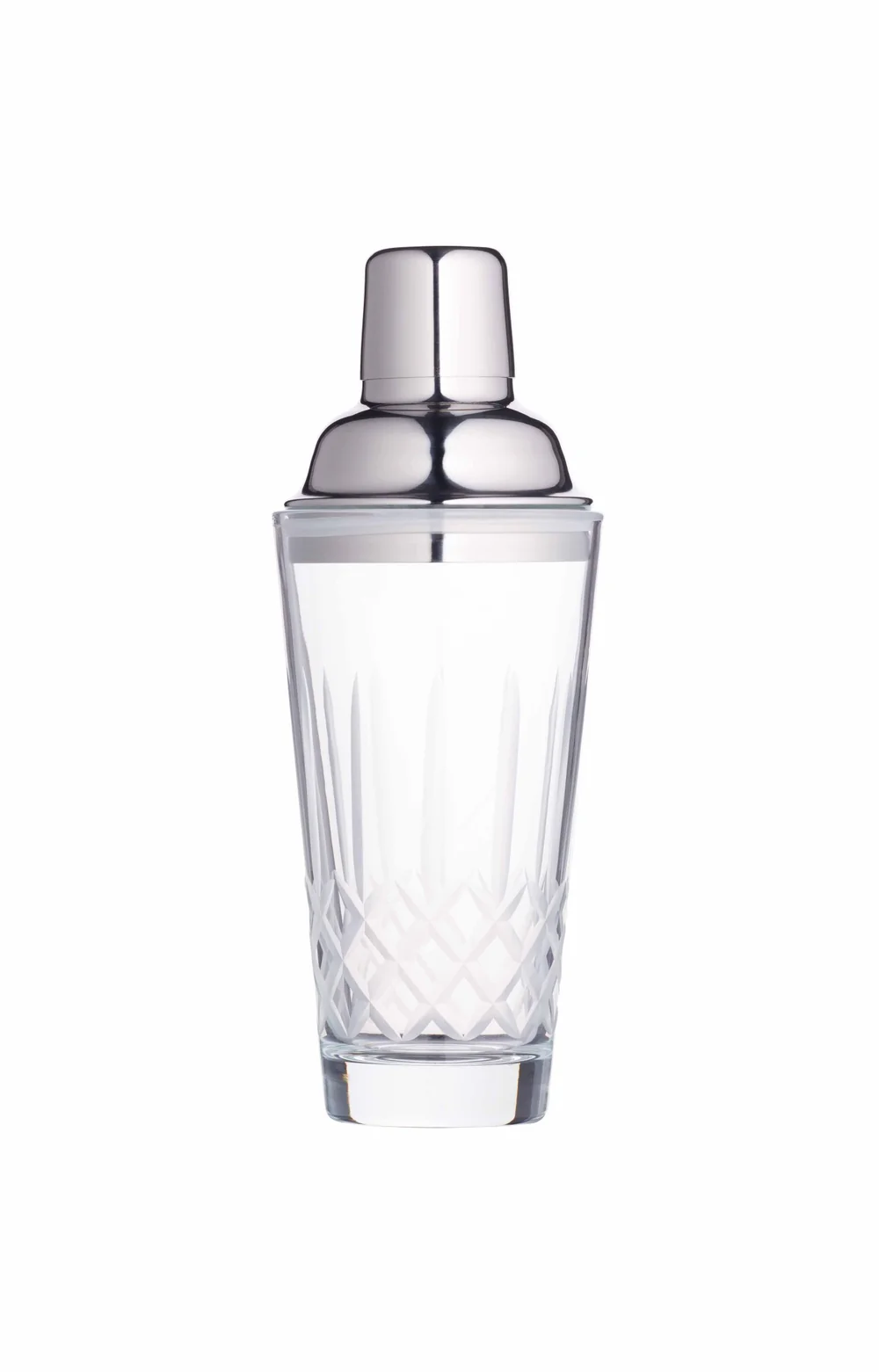 BarCraft Cut Glass Cocktail Shaker 350ml