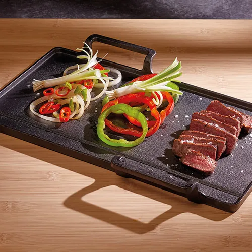KitchenCraft World Of Flavours Cast Iron Teppanyaki Grill