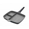 MasterClass Aluminium Three Section Grill Pan